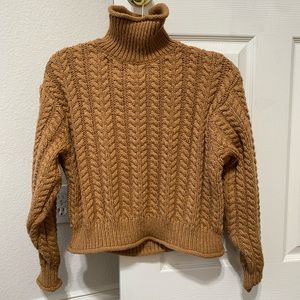 H&M Cable Knit Turtleneck Sweater